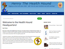 Tablet Screenshot of healthhound.org